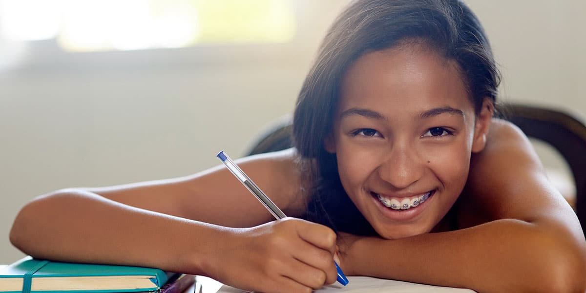 Orthodontic Patient Smiling Photo